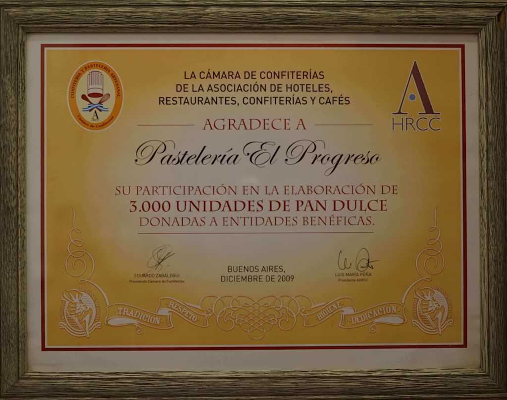 Agradecimiento Donación