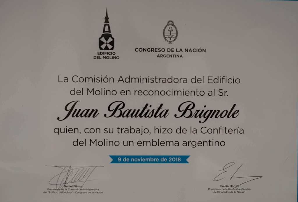 Diploma Renococimiento Del Molino