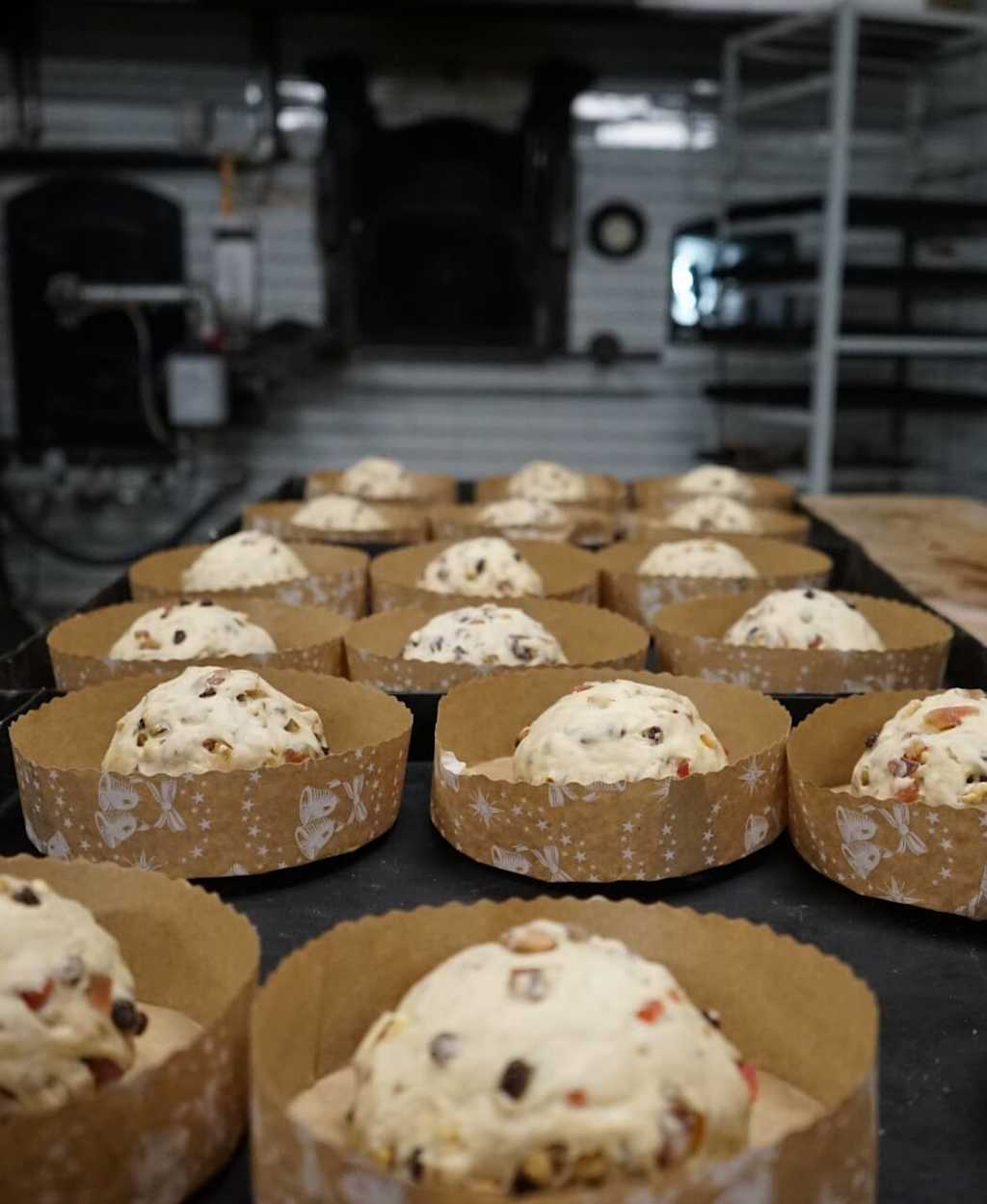 Pan Dulce a punto de ser horneado